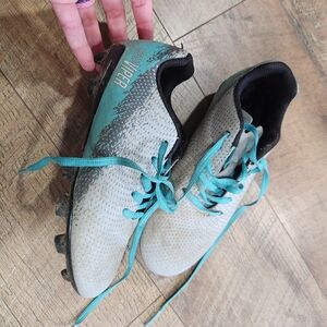 DSG Soccer Cleats with Teal Accents